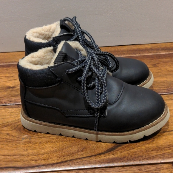 Zara Sherpa lined boots SZ 25 (toddler 8) - Picture 4 of 12
